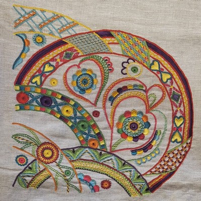 La broderie du mercredi.